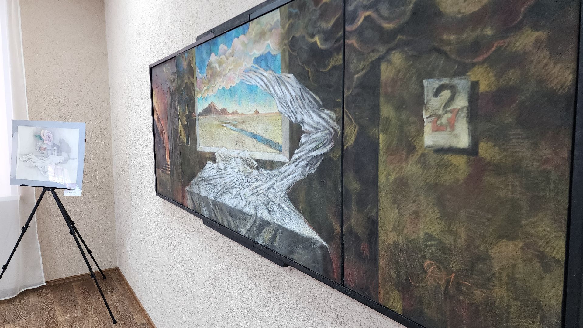 Бронницы, музей истории города бронницы, Новая выставка картин, Художник Бронницы, вертикалки,