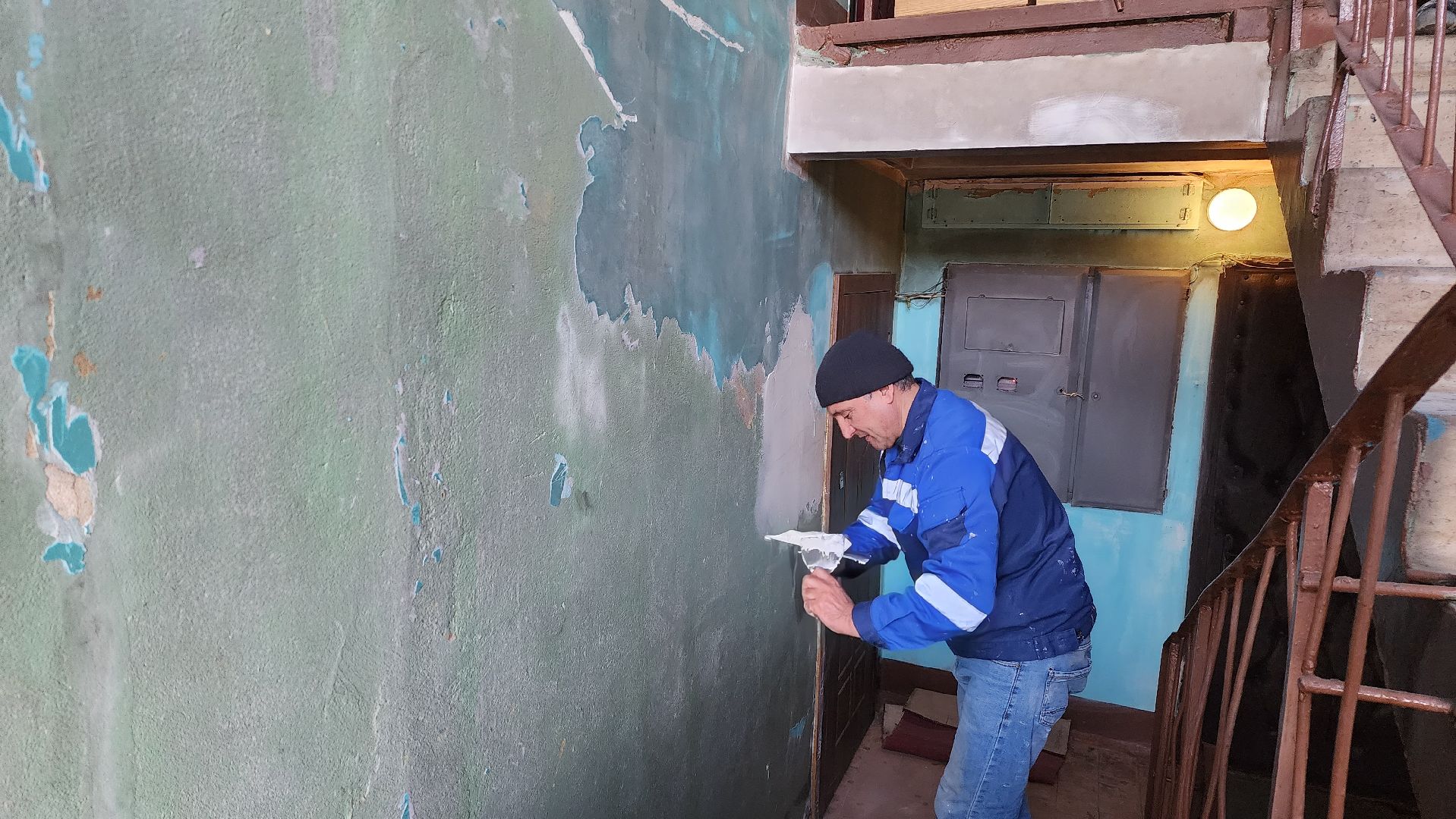 ремонт подъездов, жкх, истра, управляющая компания,