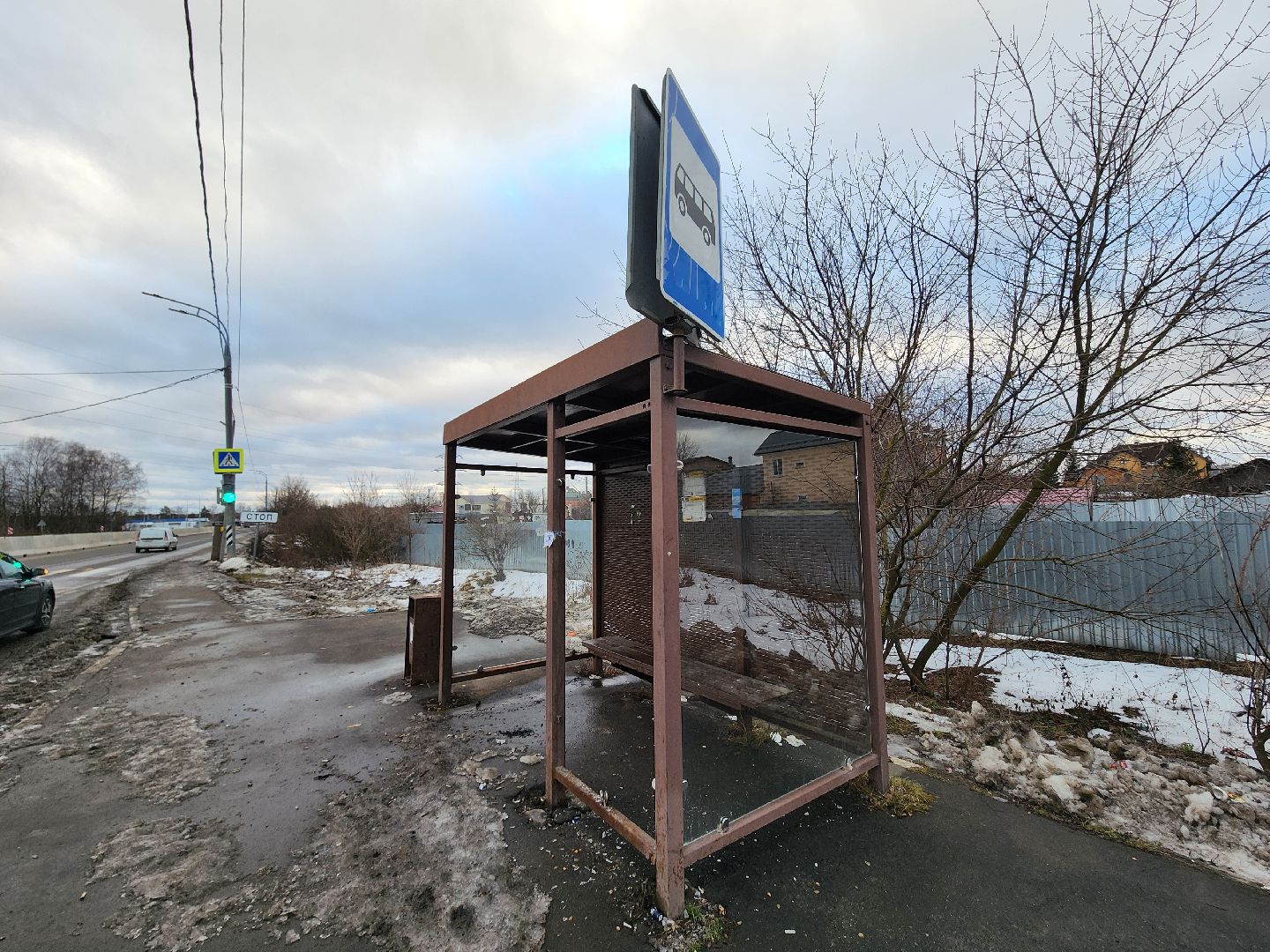 автобусная остановка, мытищи, изменение маршрута, вертикалки,