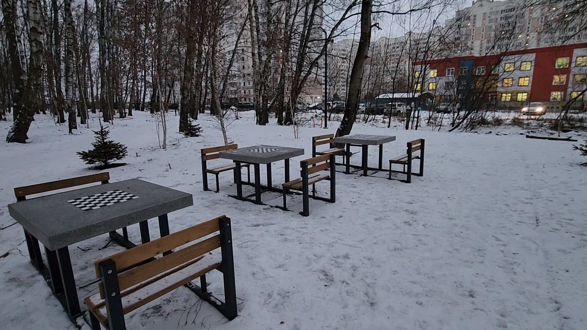 Чехов, микрорайон Губернский, лесопарк, зона отдыха, благоустройство, тренажёры, вертикалки,