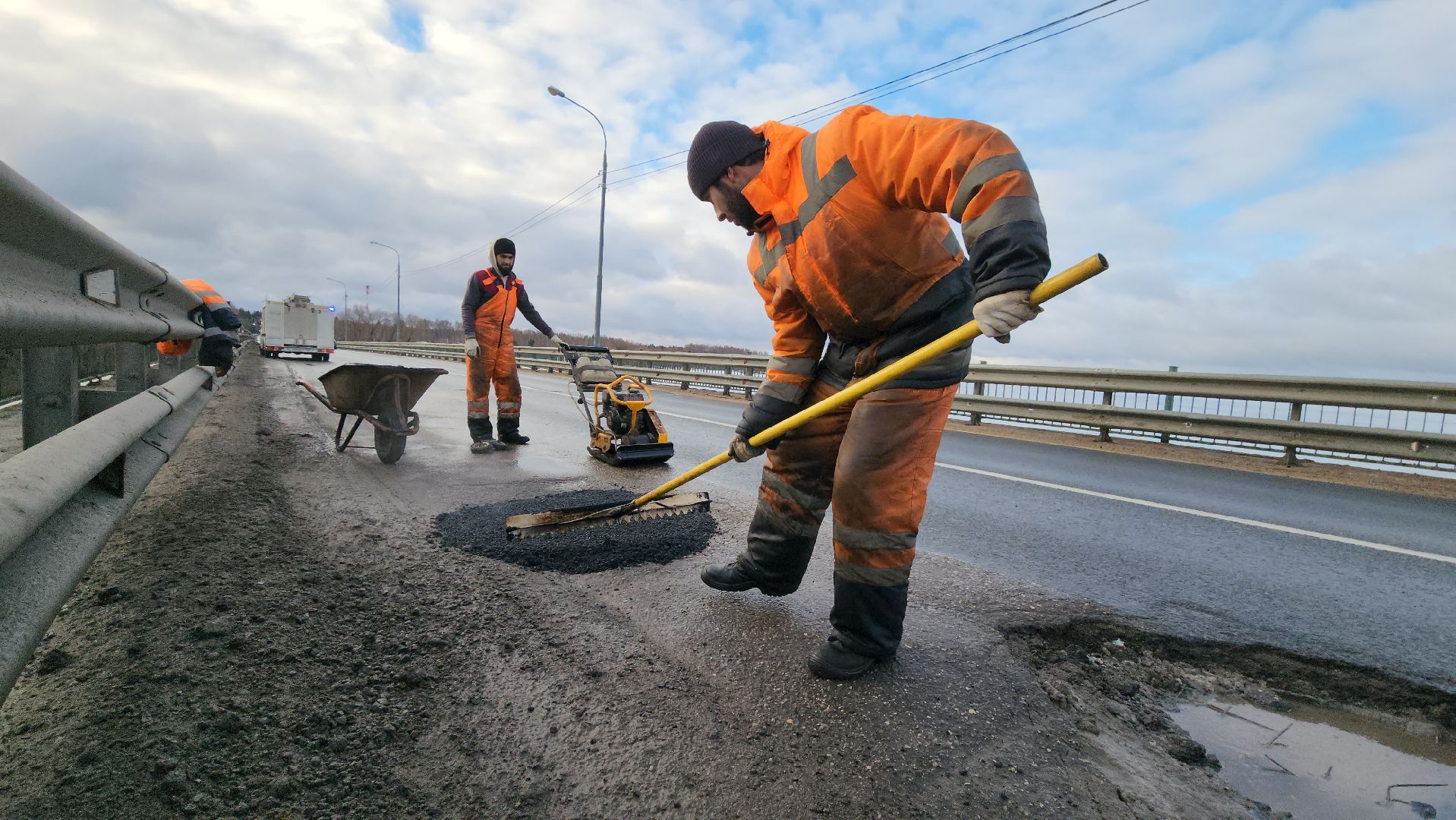 Руза, ямочный ремонт, озернинское водохранилище, ремонт дорог, вертикалки,