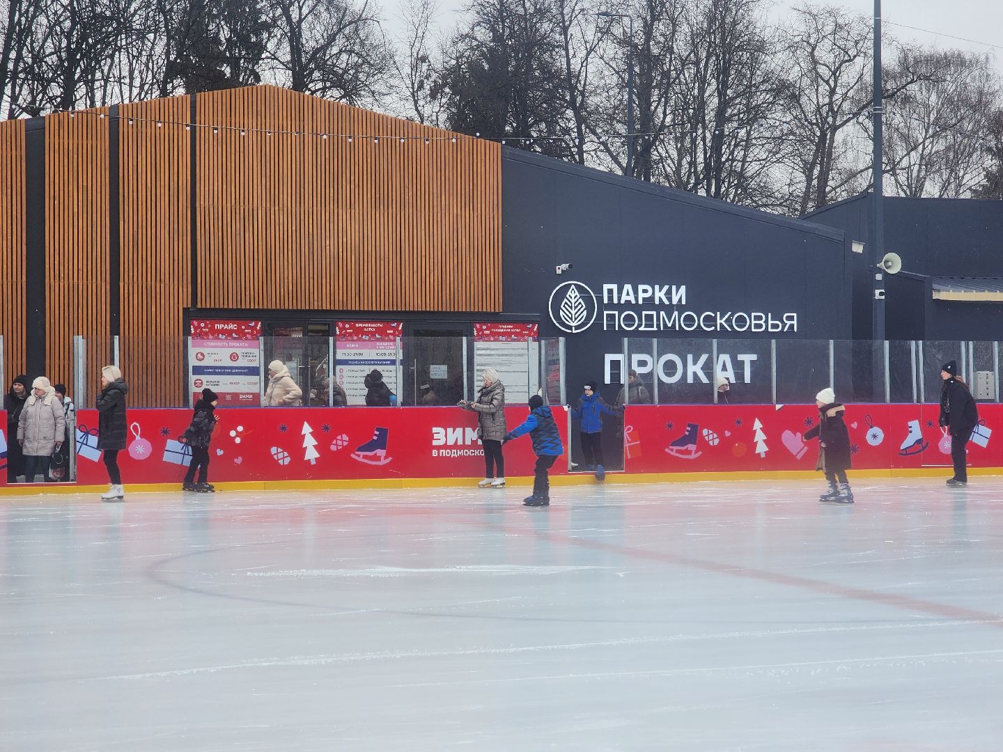 Коломна, парк мира, зима в подмосковье,