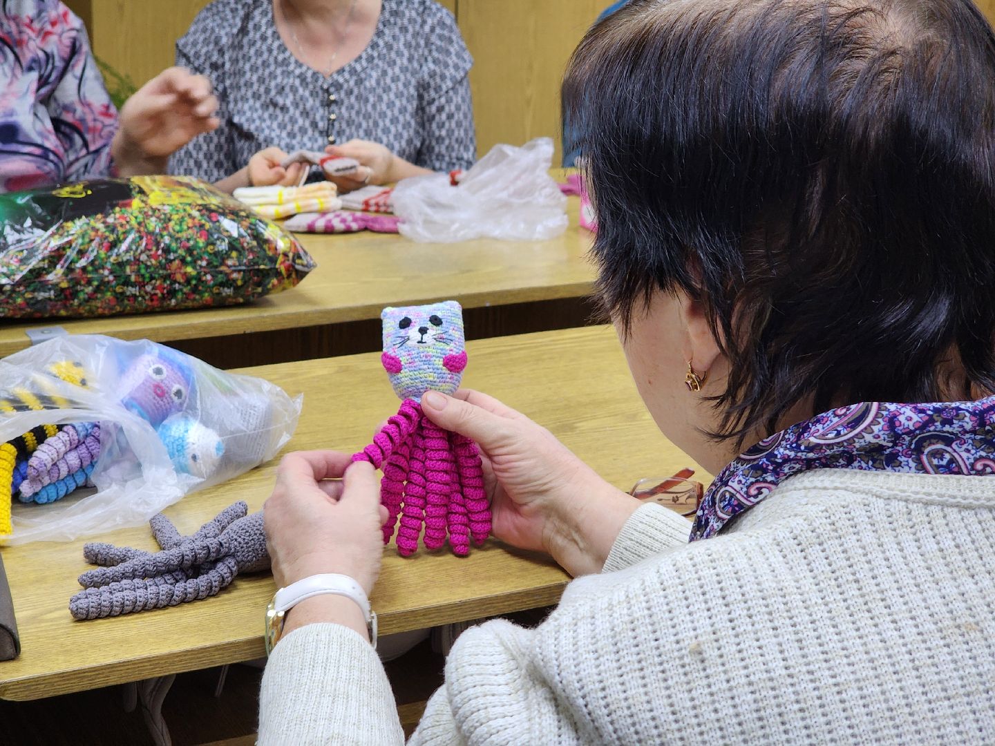 Дубна, 28 петель, недоношенные дети, Вязание,