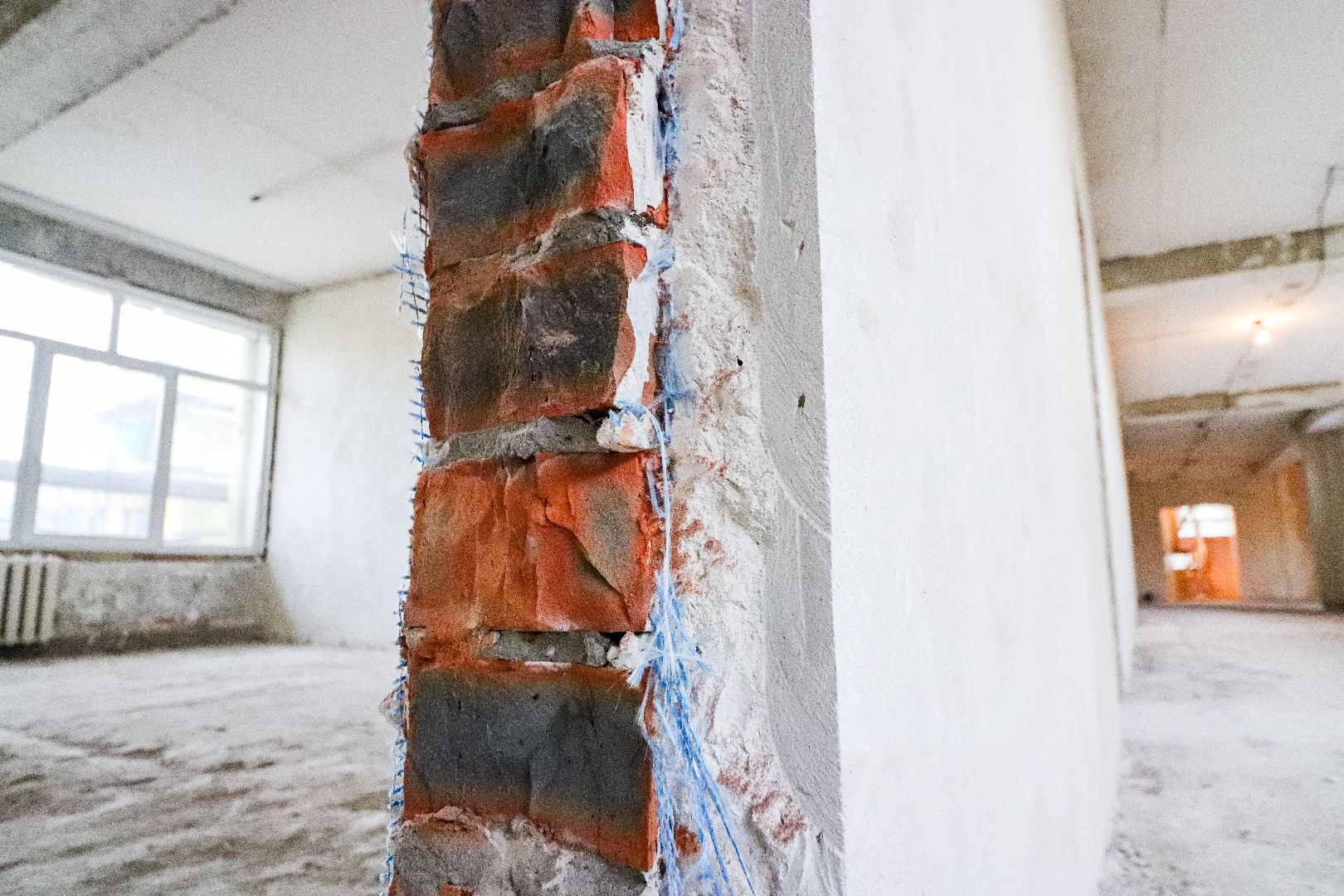 Клин, общество, строительство, ремонт школы,