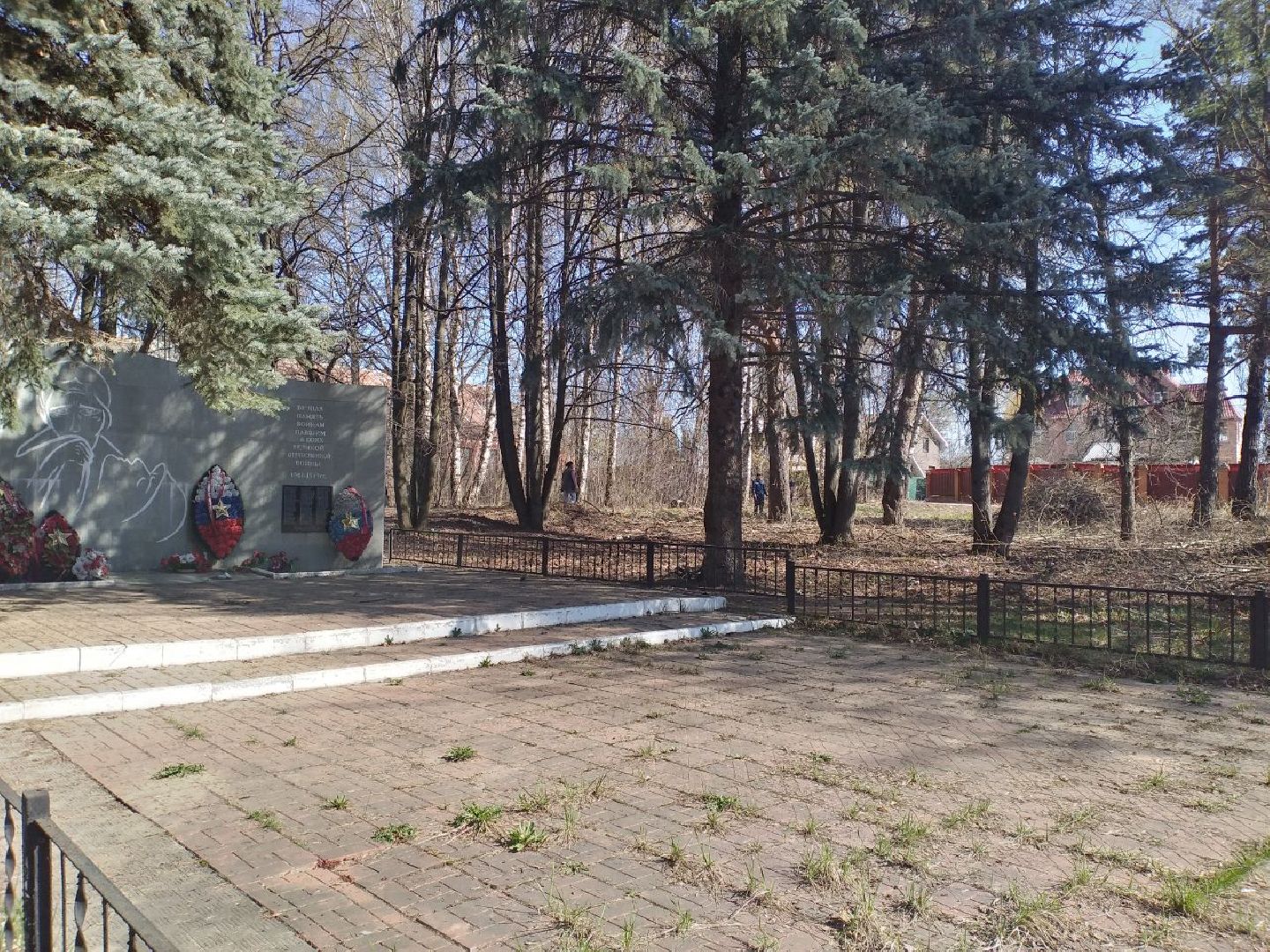 благоустройство, памятник, ВОВ, Лосино-Петровский