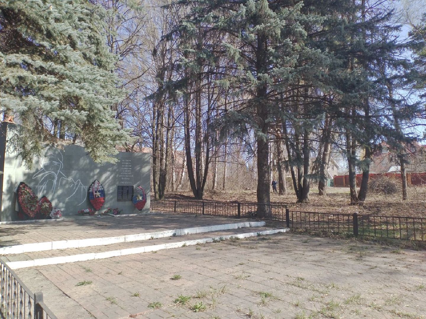 благоустройство, памятник, ВОВ, Лосино-Петровский