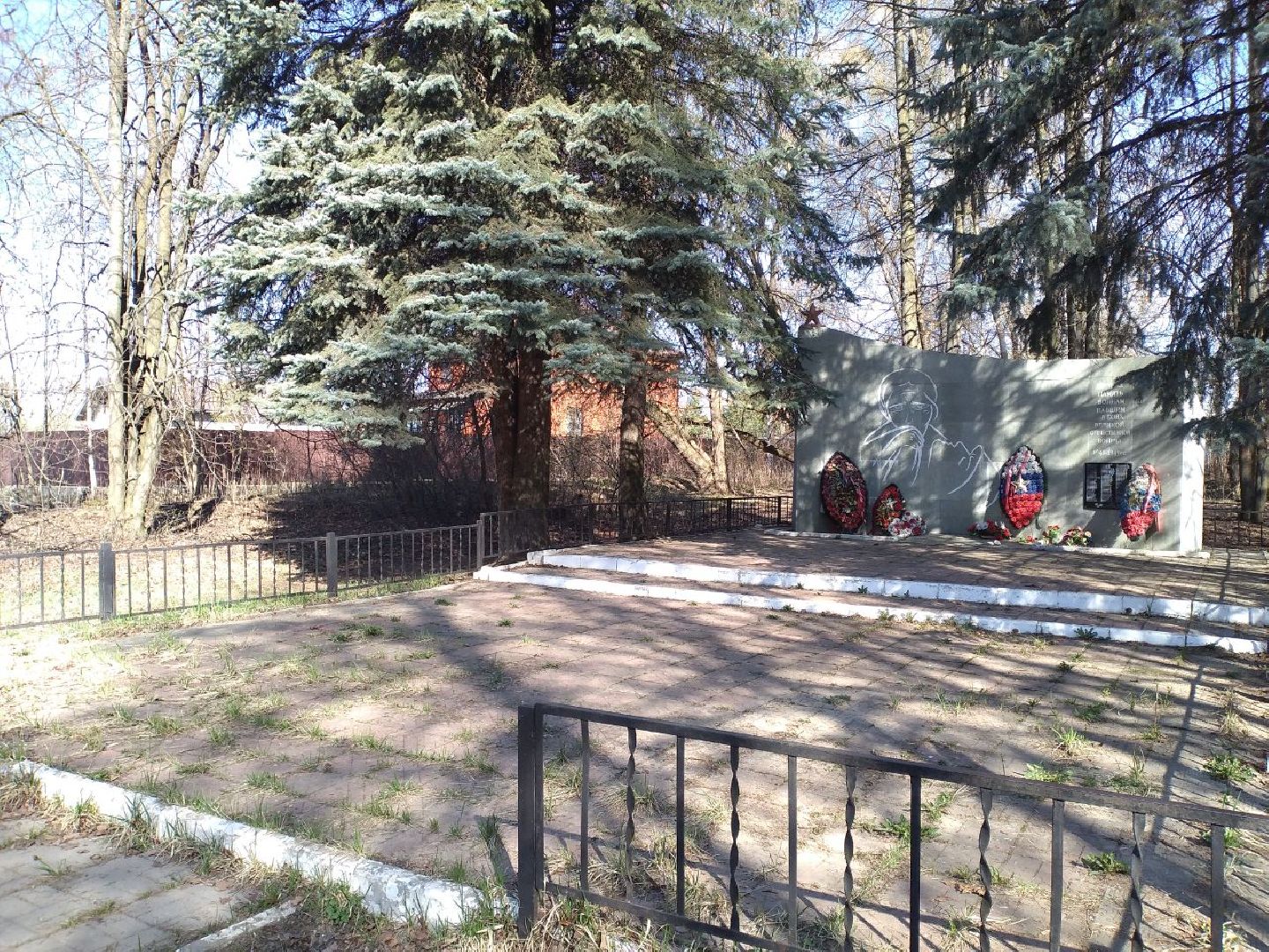 благоустройство, памятник, ВОВ, Лосино-Петровский