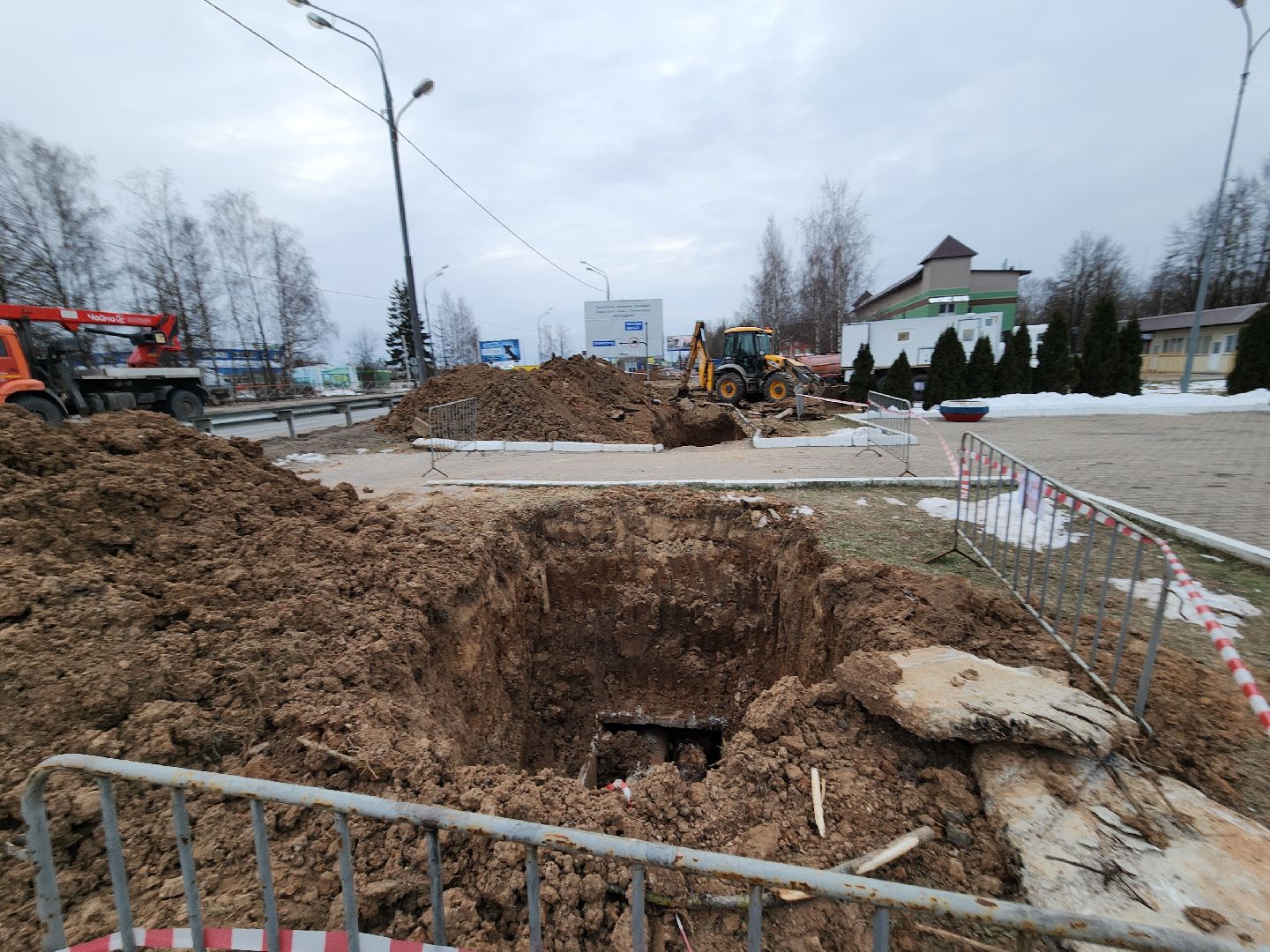 Жкх, коммунальная авария, руза, рузский муниципальный округ, устранение коммунальной аварии, московская область,