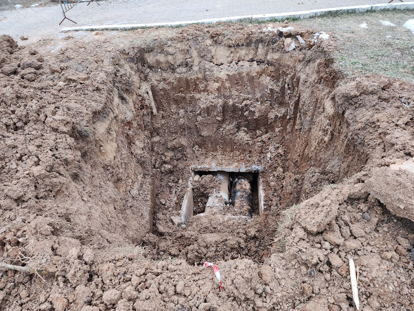 Жкх, коммунальная авария, руза, рузский муниципальный округ, устранение коммунальной аварии, московская область,