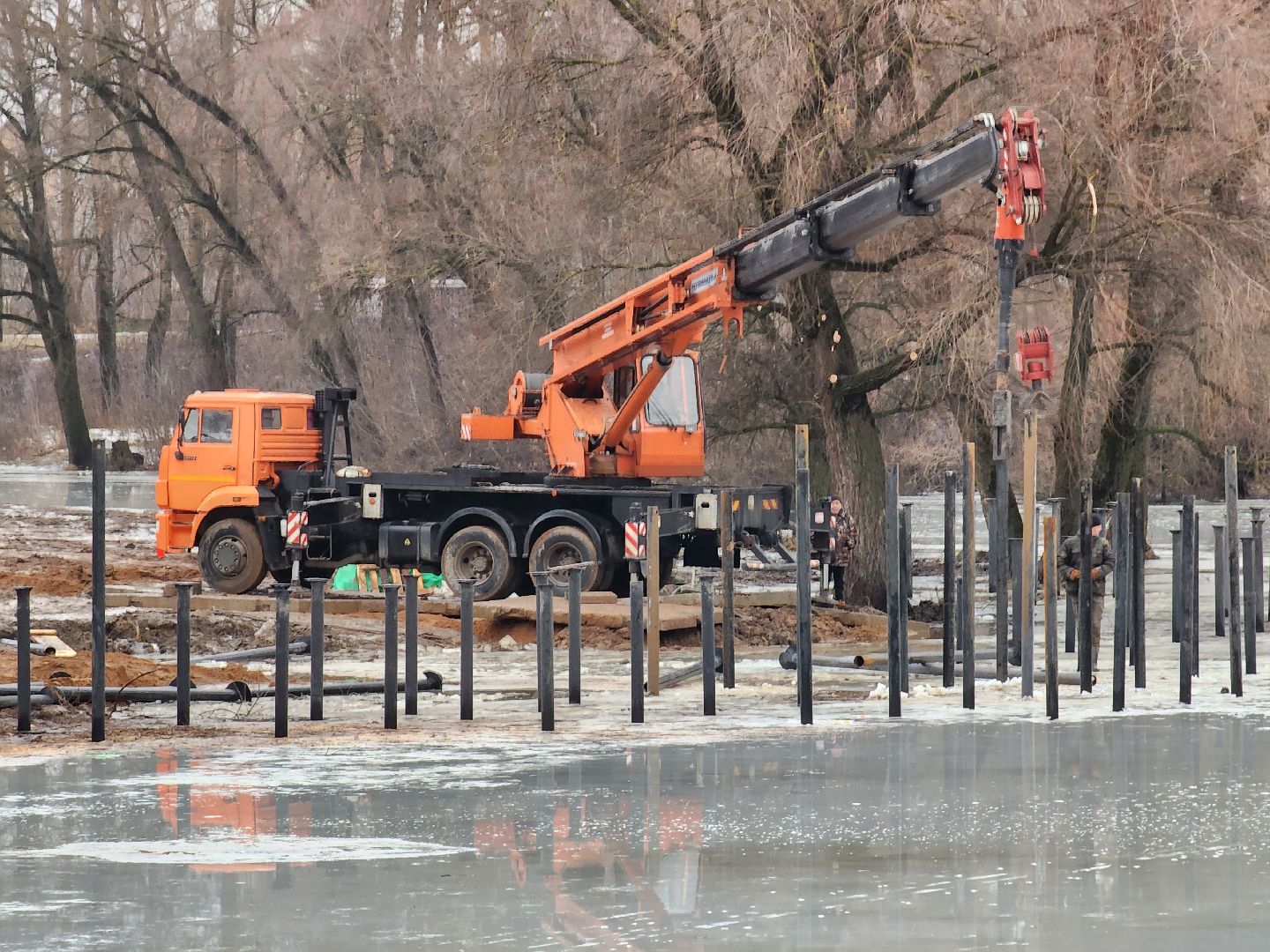 Чехов, река Теребенка, благоустройство набережной, зоны отдыха, вертикалки,