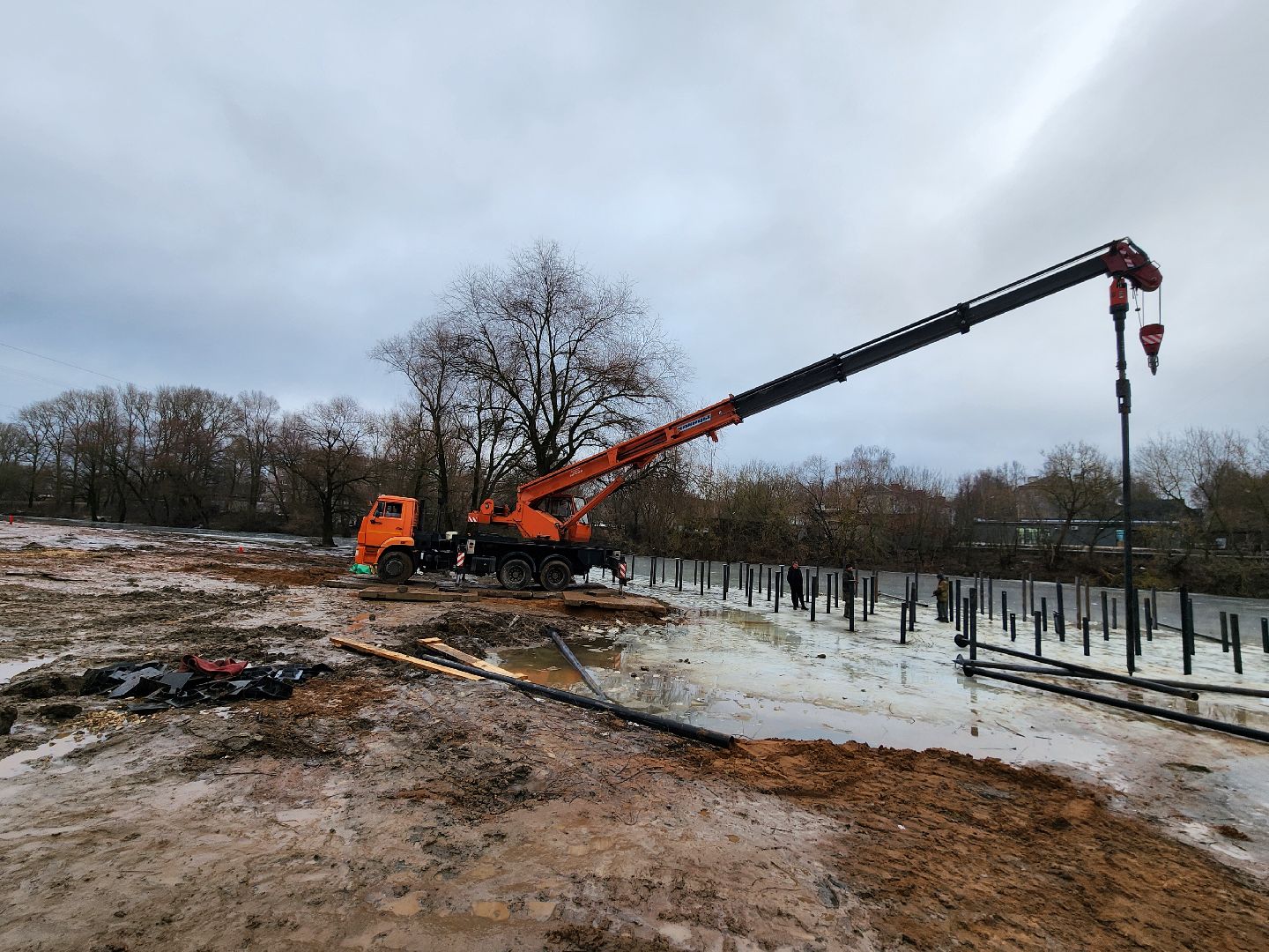 Чехов, река Теребенка, благоустройство набережной, зоны отдыха, вертикалки,