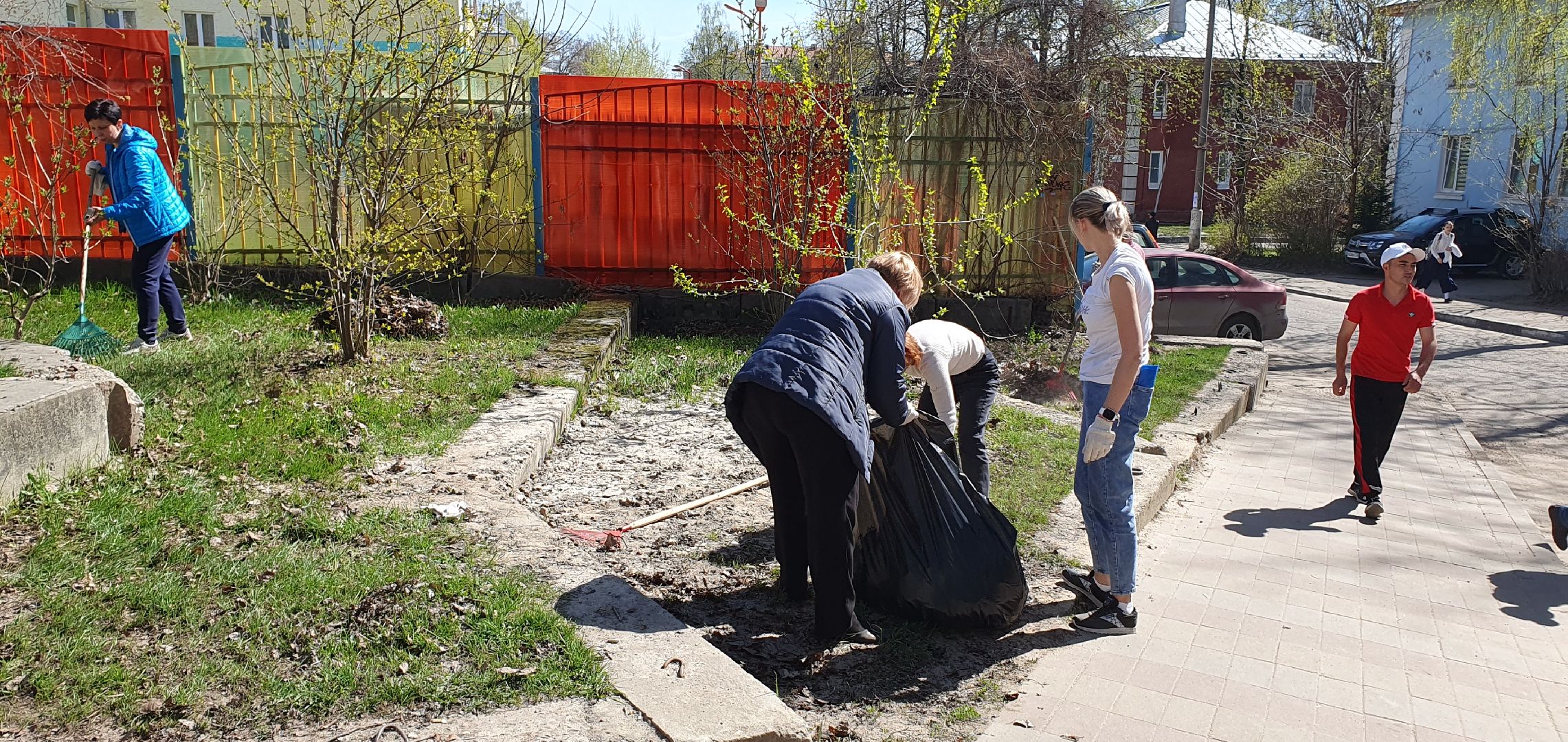 благоустройство, уборка, субботник, Дзержинский
