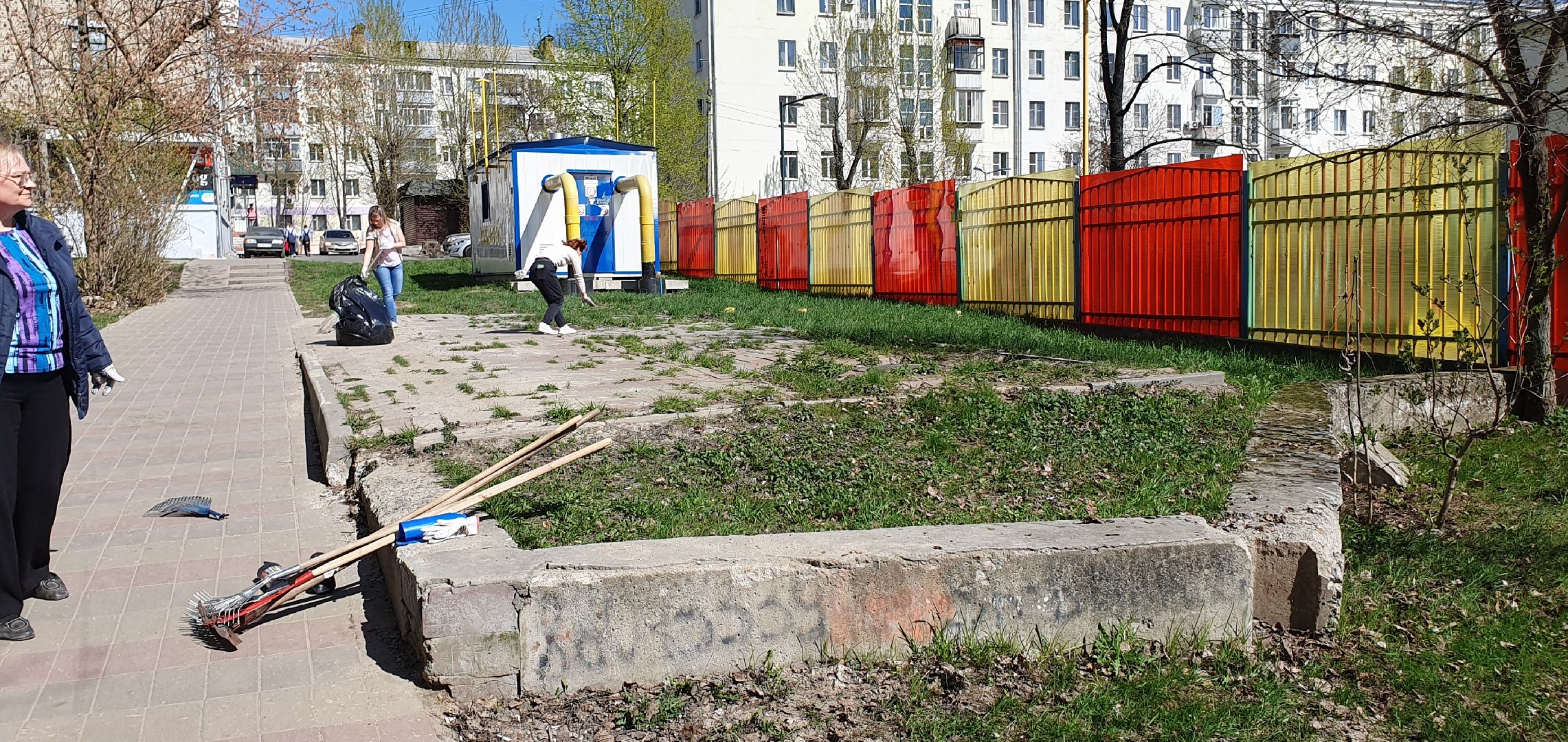 благоустройство, уборка, субботник, Дзержинский