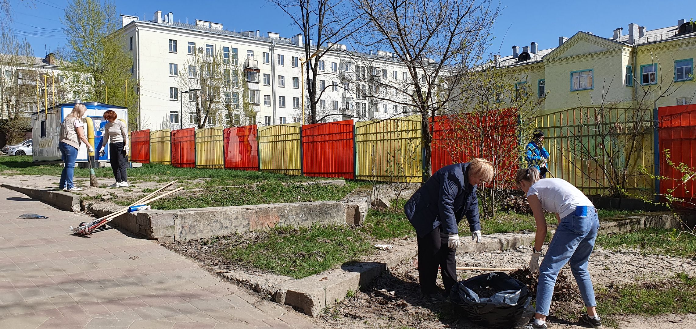 благоустройство, уборка, субботник, Дзержинский