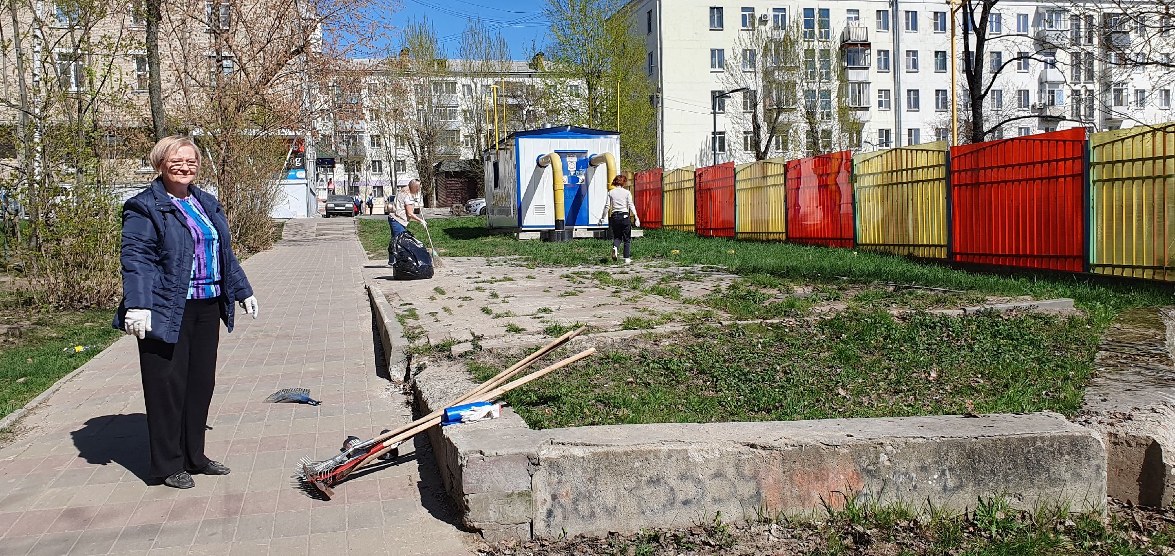 благоустройство, уборка, субботник, Дзержинский