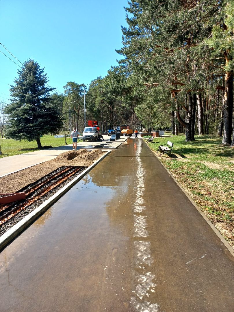 благоустройство, мемориал, Рубеж обороны, подготовка, Протвино