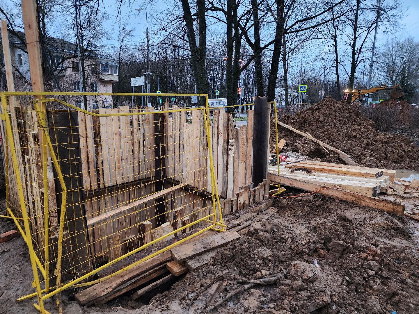 Чехов, улица Чехова 16, многоквартирный дом, канализация, строительство, вертикалки,