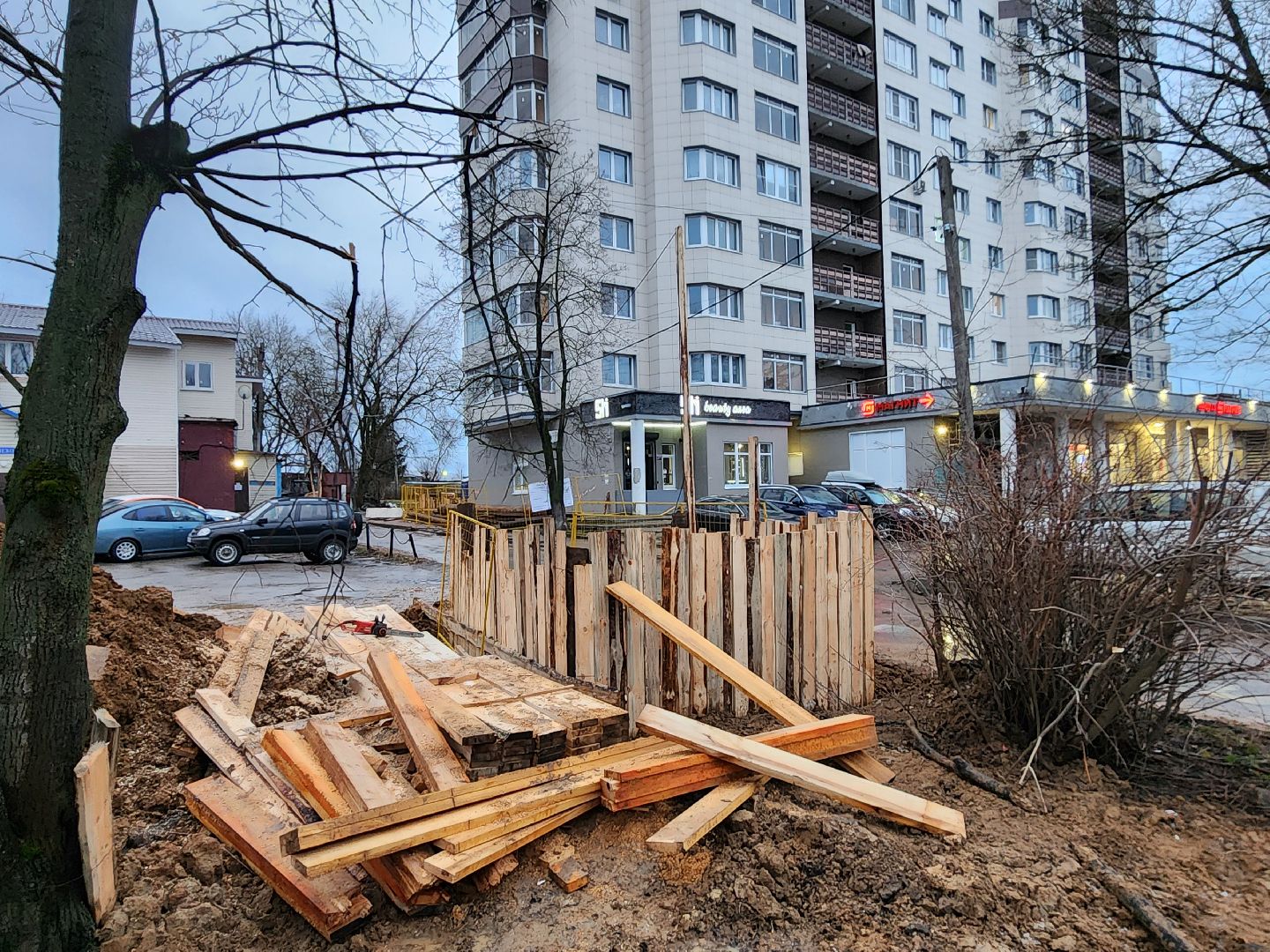 Чехов, улица Чехова 16, многоквартирный дом, канализация, строительство, вертикалки,