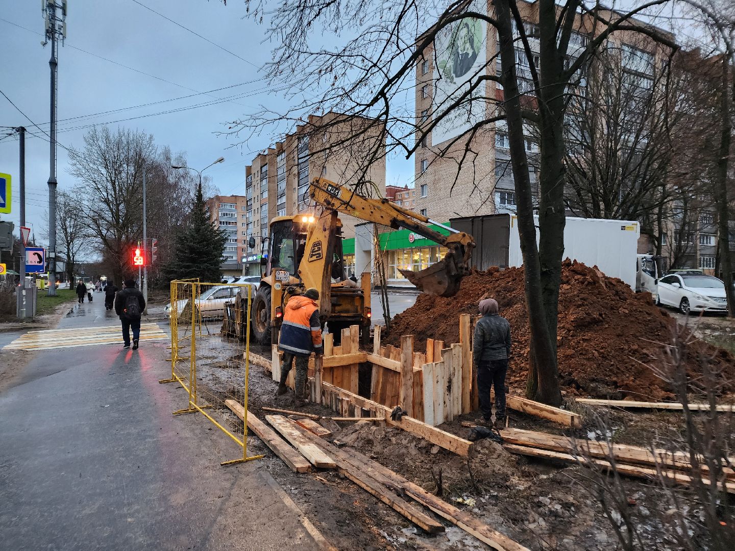 Чехов, улица Чехова 16, многоквартирный дом, канализация, строительство, вертикалки,