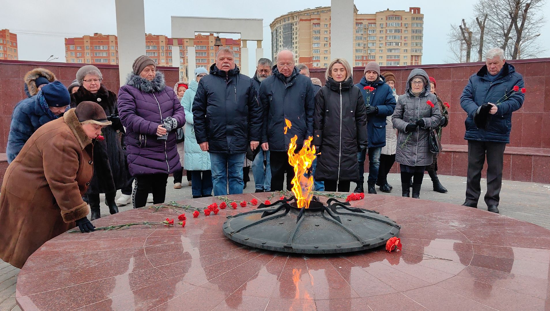 мемориал, память, аллея памяти, возложение цветов,
