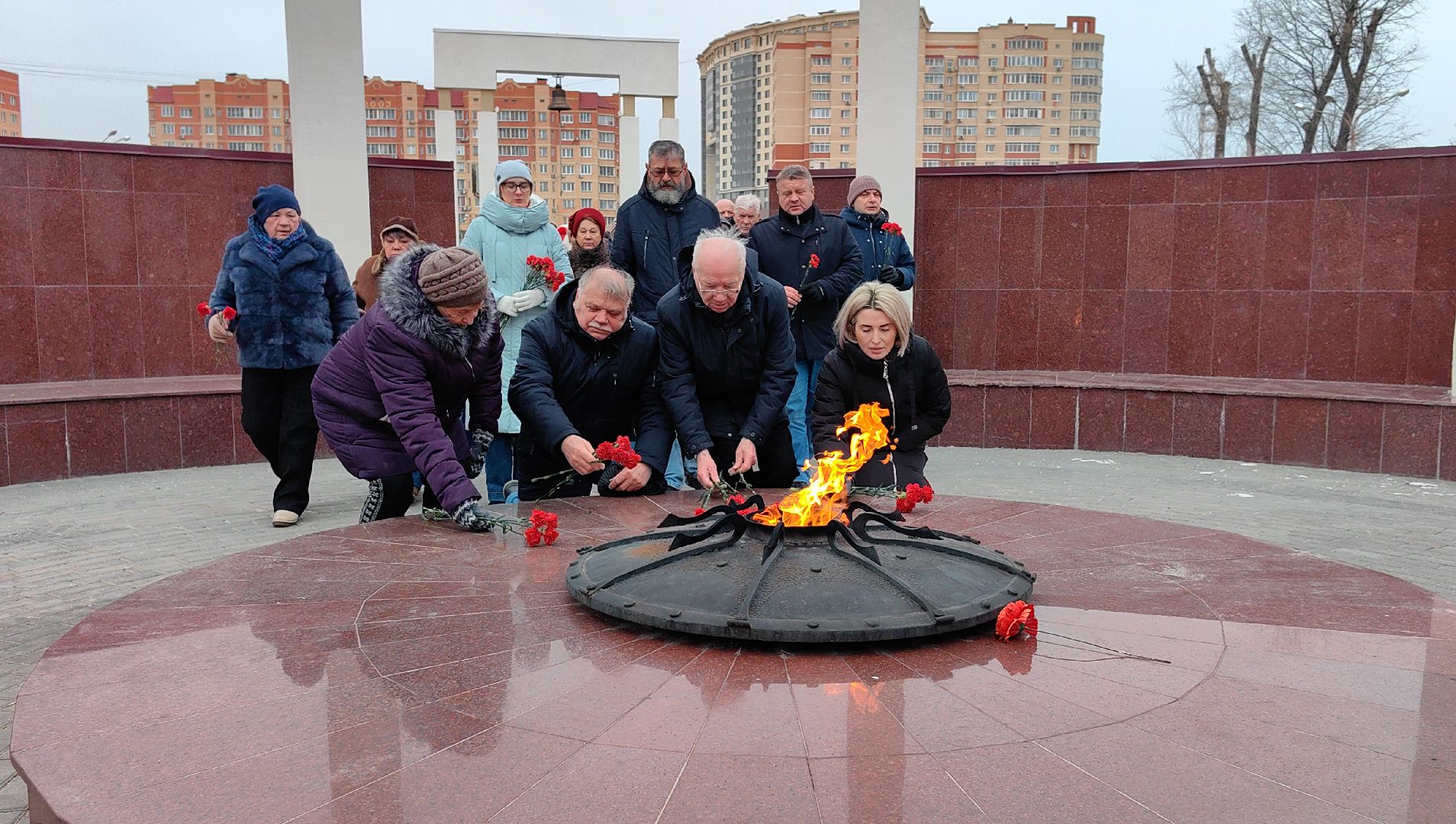 мемориал, память, аллея памяти, возложение цветов,