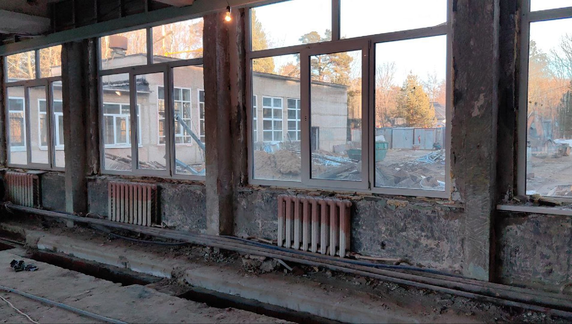 капистальный ремонт, школа, здание, Строительство, демонтаж, вертикалки,