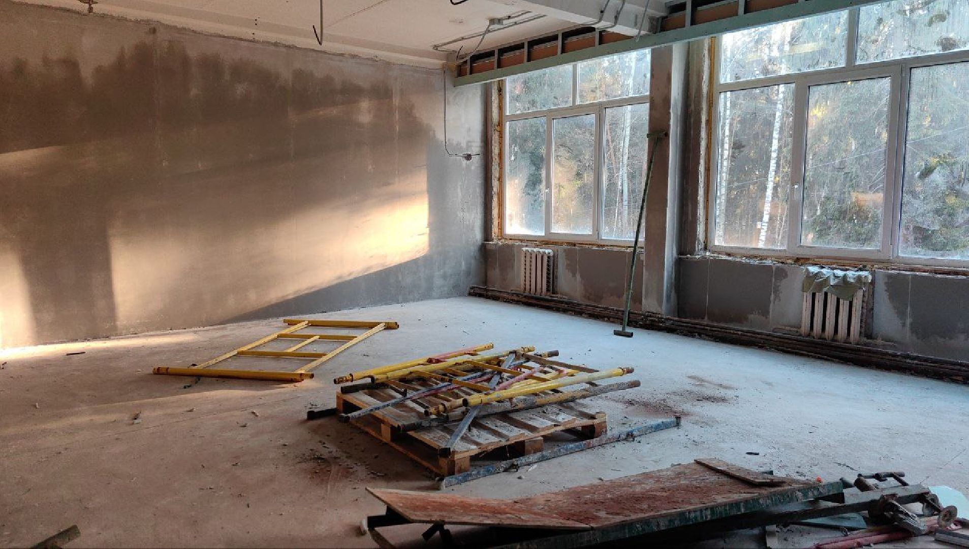 капистальный ремонт, школа, здание, Строительство, демонтаж, вертикалки,