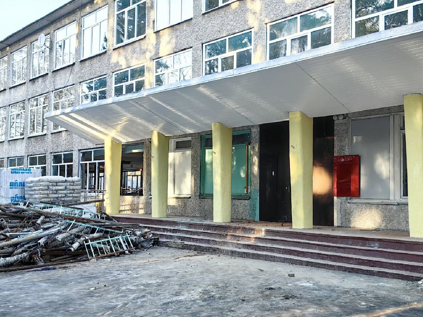 капистальный ремонт, школа, здание, Строительство, демонтаж, вертикалки,