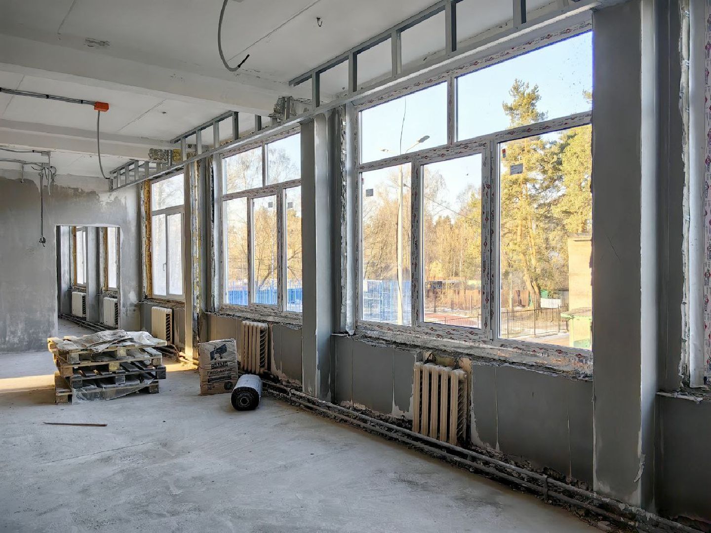 капистальный ремонт, школа, здание, Строительство, демонтаж, вертикалки,