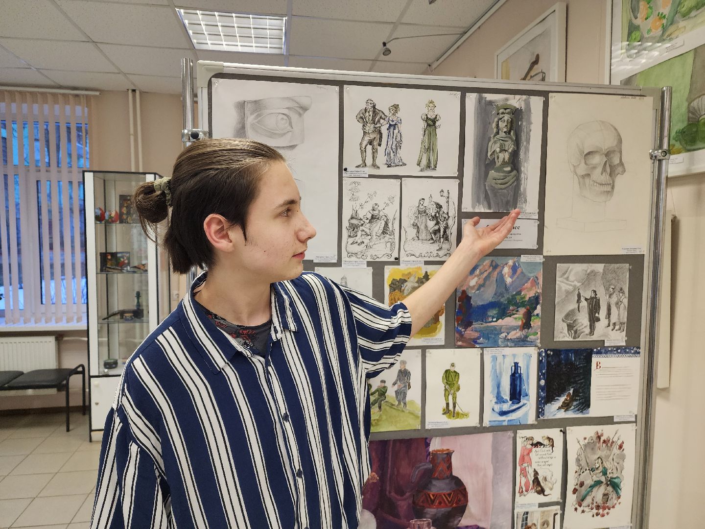 красноармейск, городской округ пушкинский, дополнительное образование, молодые художники, выставка,