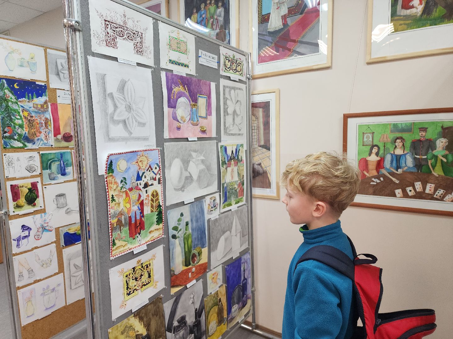 красноармейск, городской округ пушкинский, дополнительное образование, молодые художники, выставка,