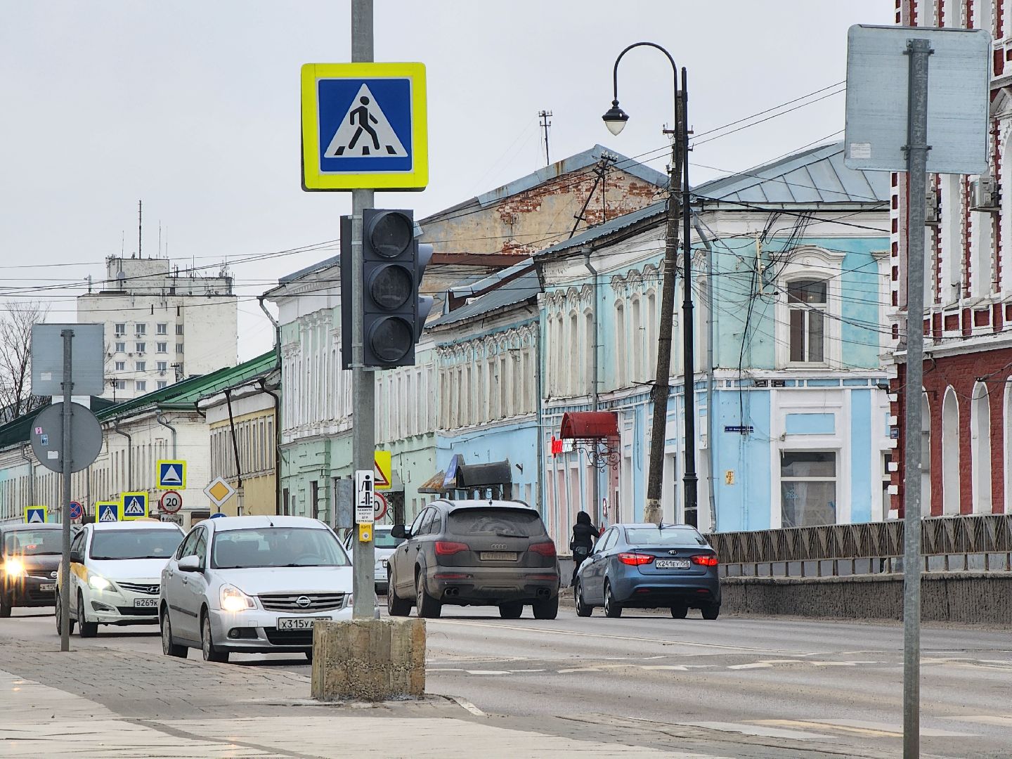 Коломна, вызывной светофор, вертикалки,