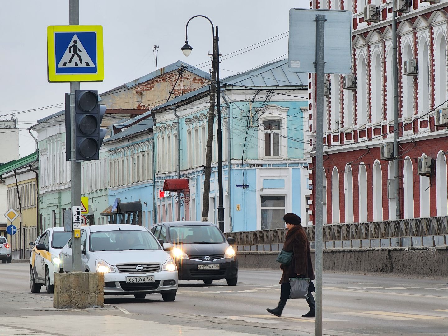 Коломна, вызывной светофор, вертикалки,