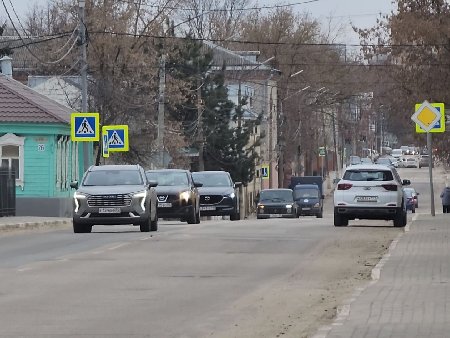 Коломна, дороги, одностороннее движение, схема движения,