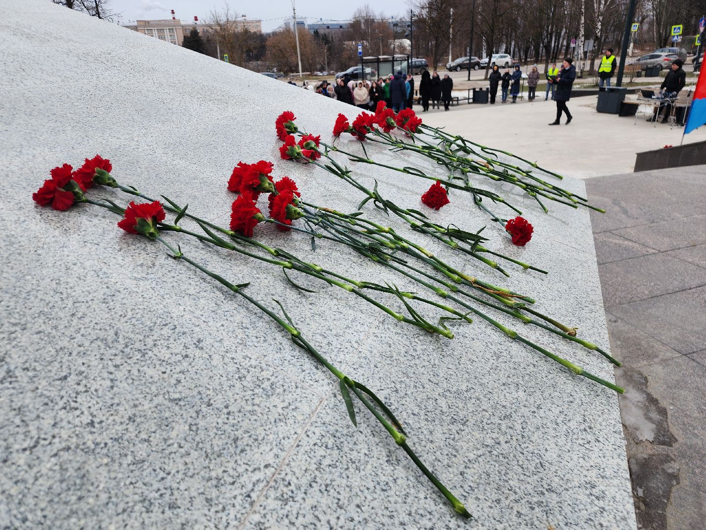 вов, митинг памяти, освобождение московской области, возложение цветов, фрязино,