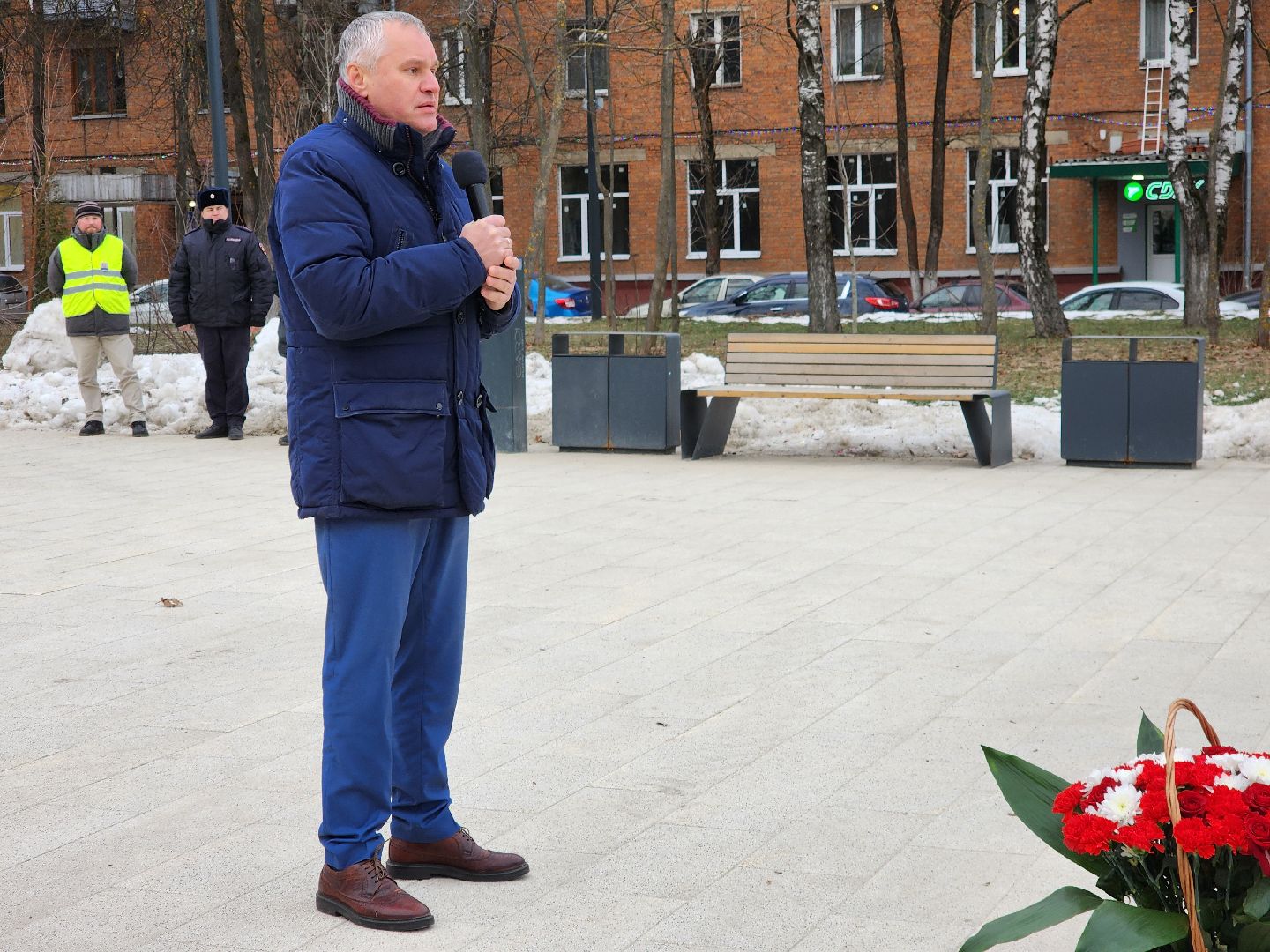 вов, митинг памяти, освобождение московской области, возложение цветов, фрязино,