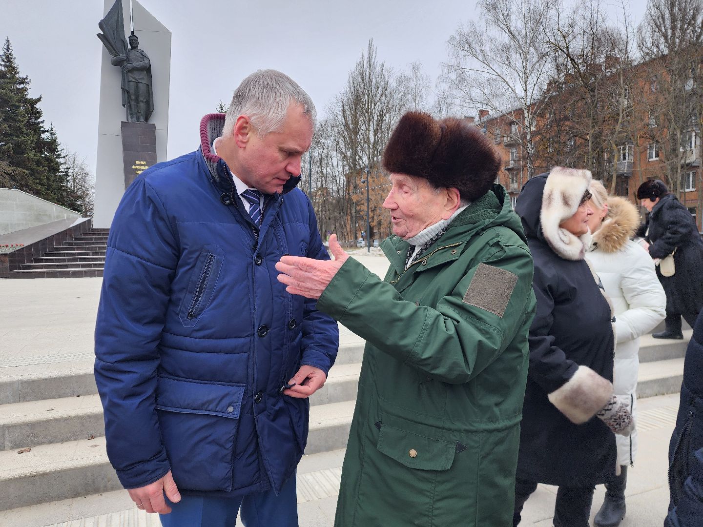 вов, митинг памяти, освобождение московской области, возложение цветов, фрязино,