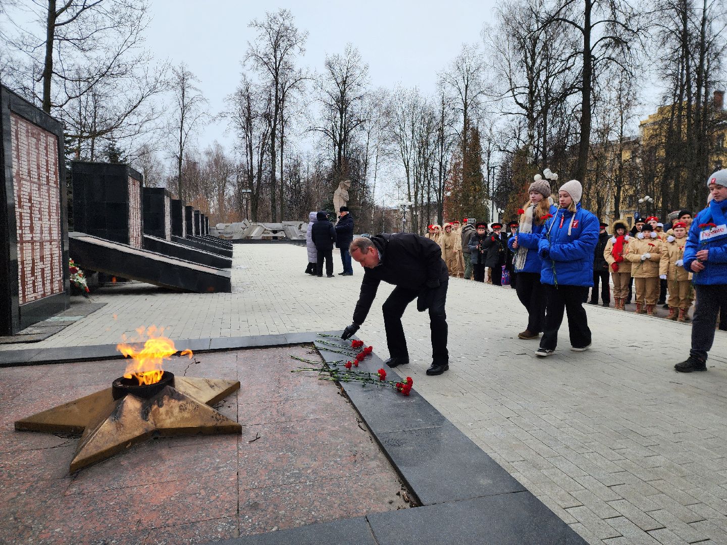 электросталь, память, общество, вечный огонь, патриотическая акция,