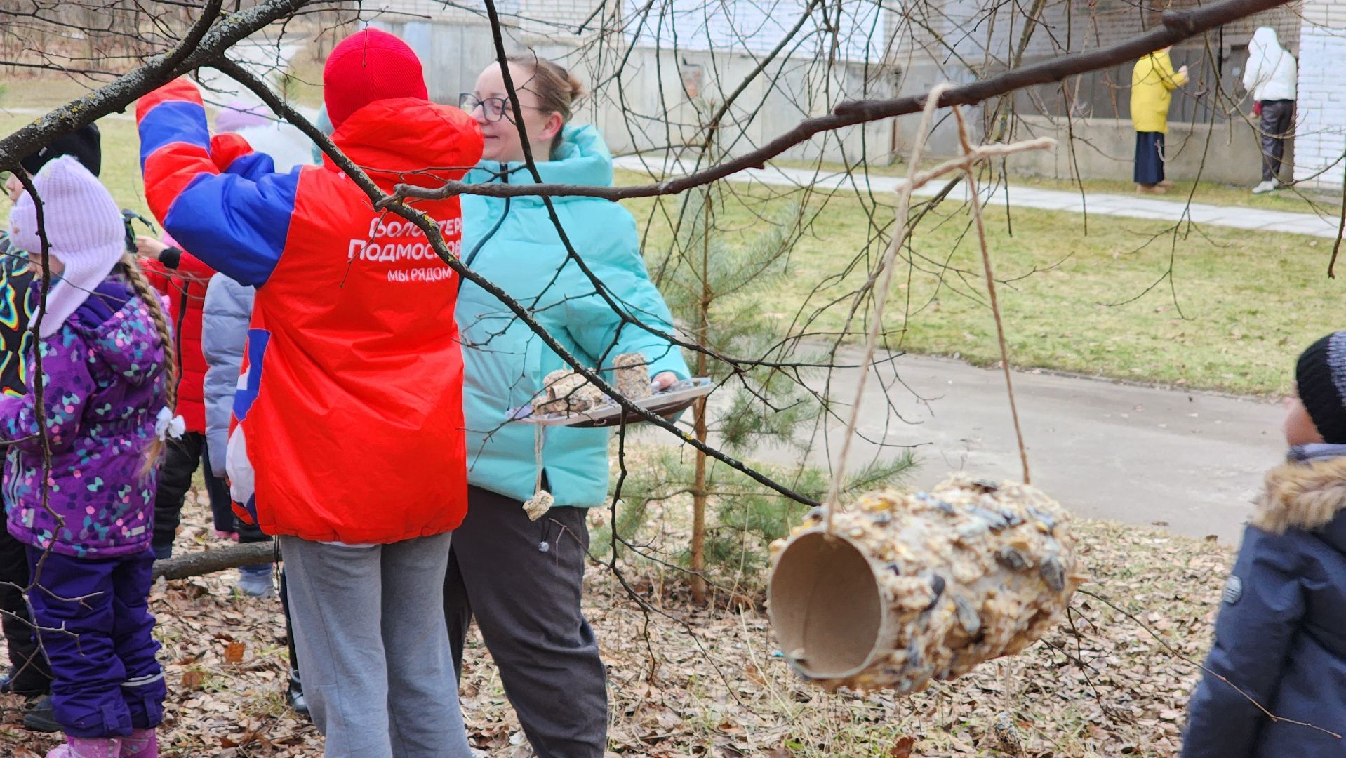 покорми птиц зимой, движение первых, орлята россии, гимназия протвино,