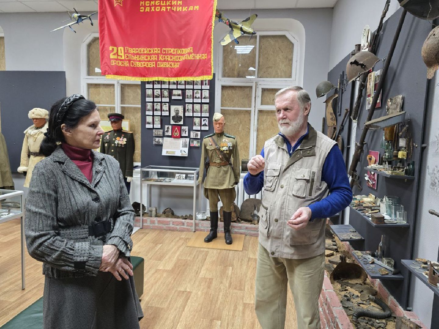 можайск, можайский муниципальный округ, подмосковье, выставка, великая отечественная война, вов, поисковые отряды, уникальные предметы времен вов, история,