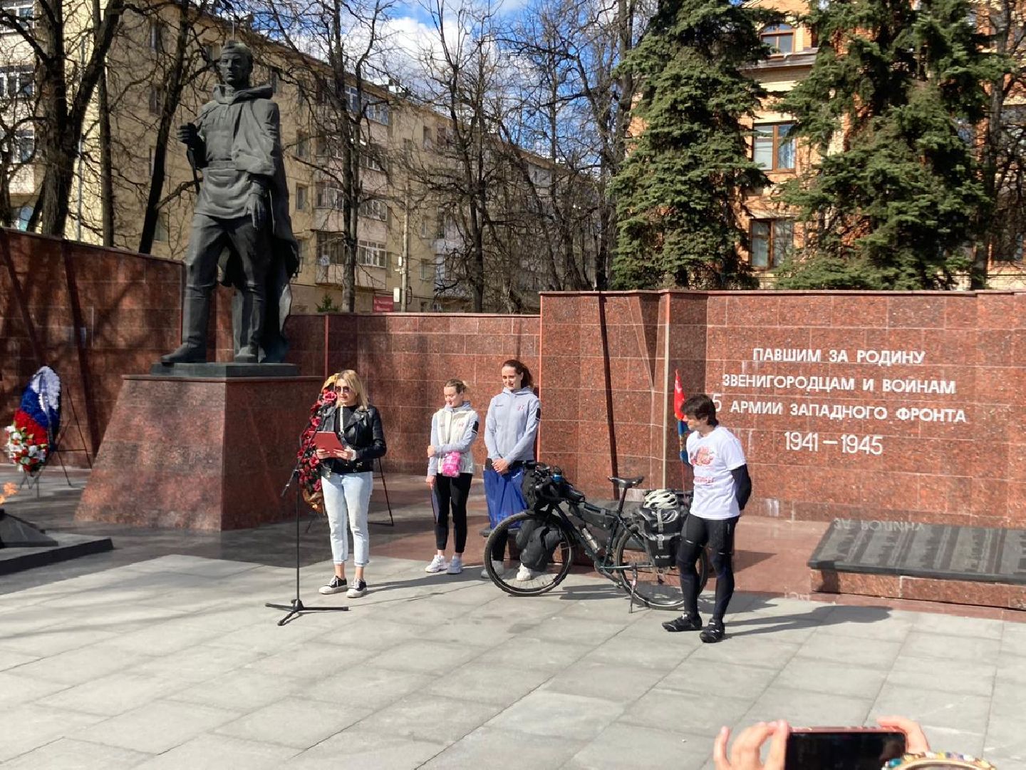 Звенигород, акция, велопробег, День Победы, патриотическая акция