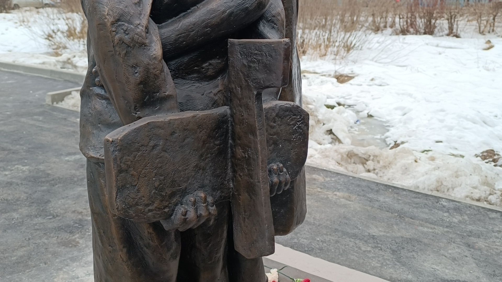 памятник, лобня, парк, реконструкция,