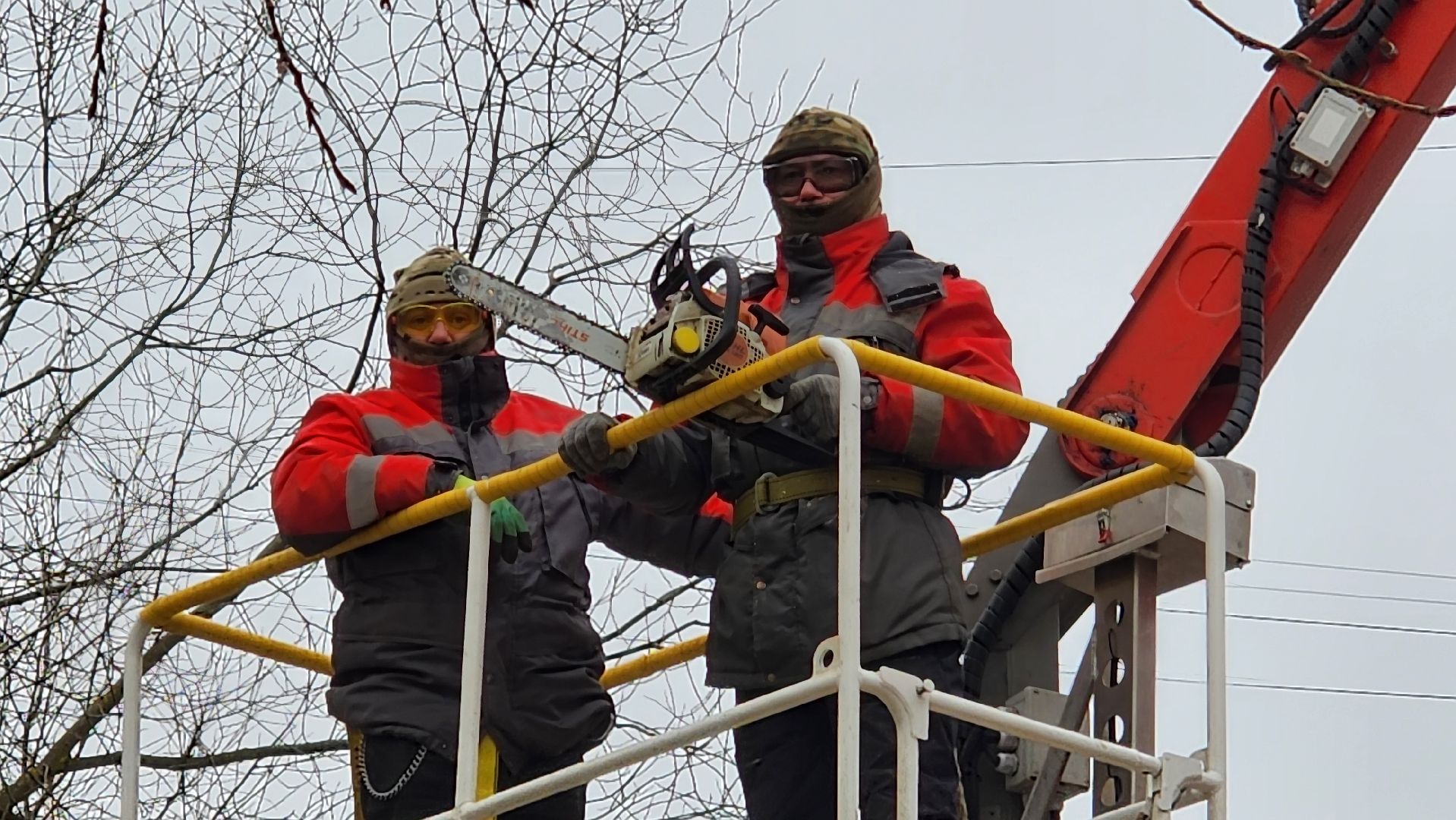 Бронницы, мбу благоустройство, спиливание веток, вертикалки,