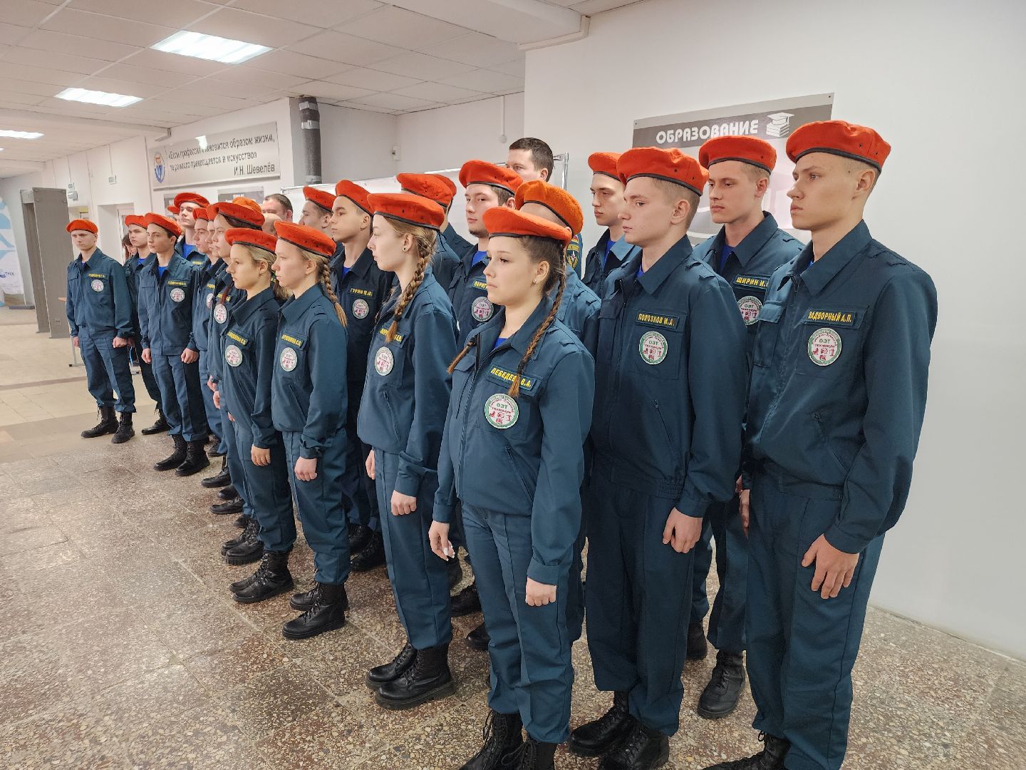 вертикалки, присяга, орехово-зуевский техникум, студенты,