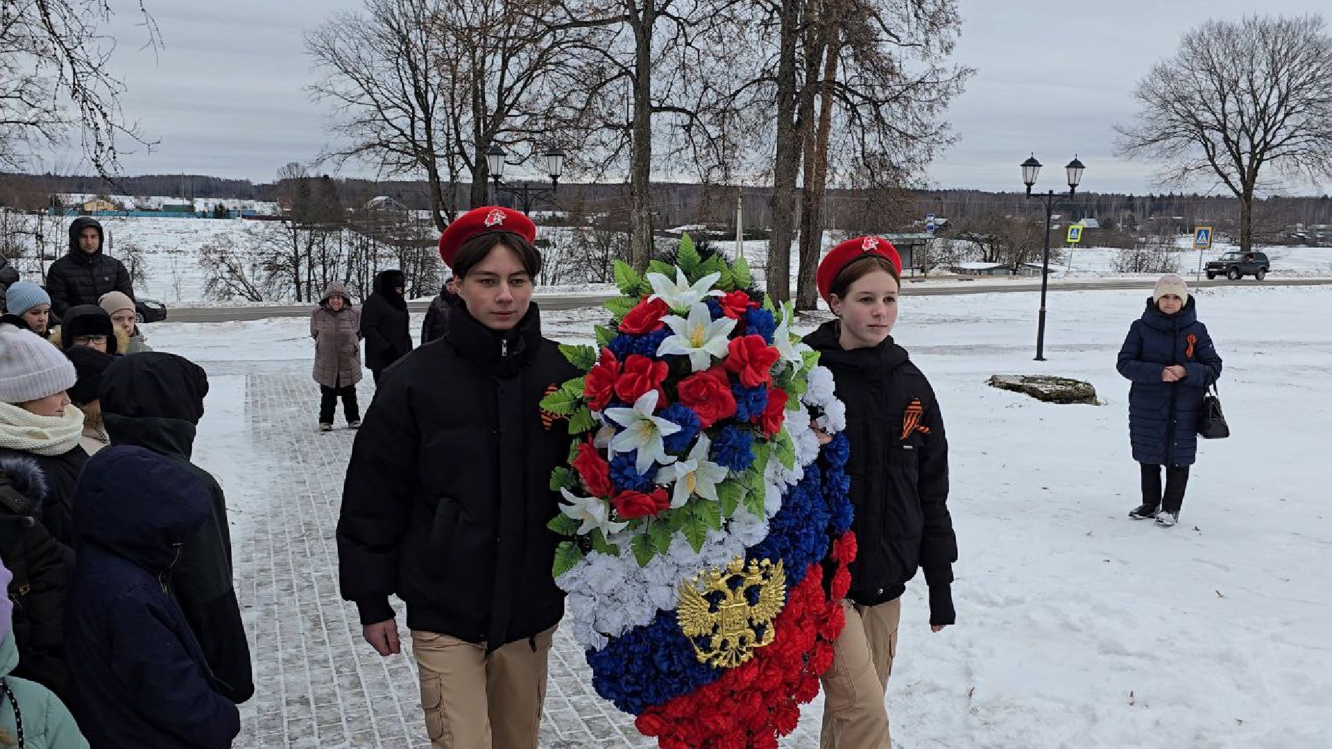 можайск, можайский муниципальный округ, освобождение села, вов, великая отечественная война, история, вахта памяти,83-я годовщина освобождения от немецко-фашистских захватчиков,