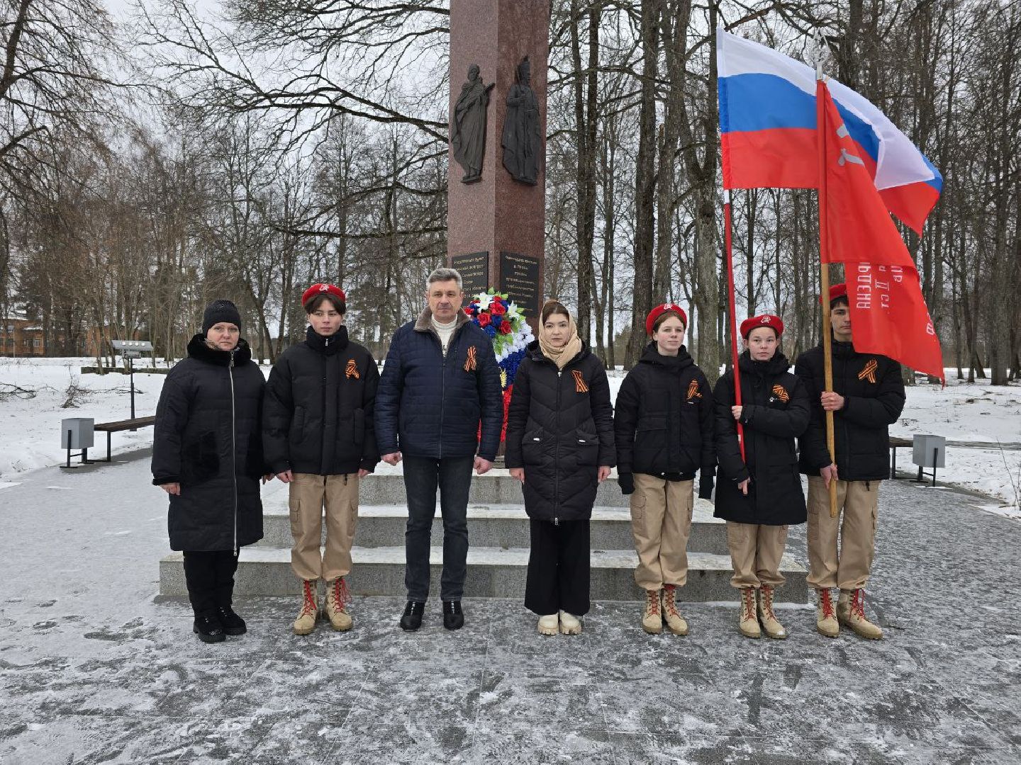 можайск, можайский муниципальный округ, освобождение села, вов, великая отечественная война, история, вахта памяти,83-я годовщина освобождения от немецко-фашистских захватчиков,
