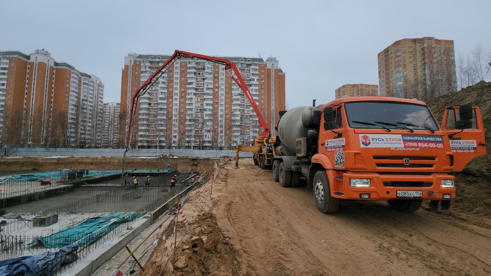 фок с бассейном, Лобня, Строительство, вертикалки,