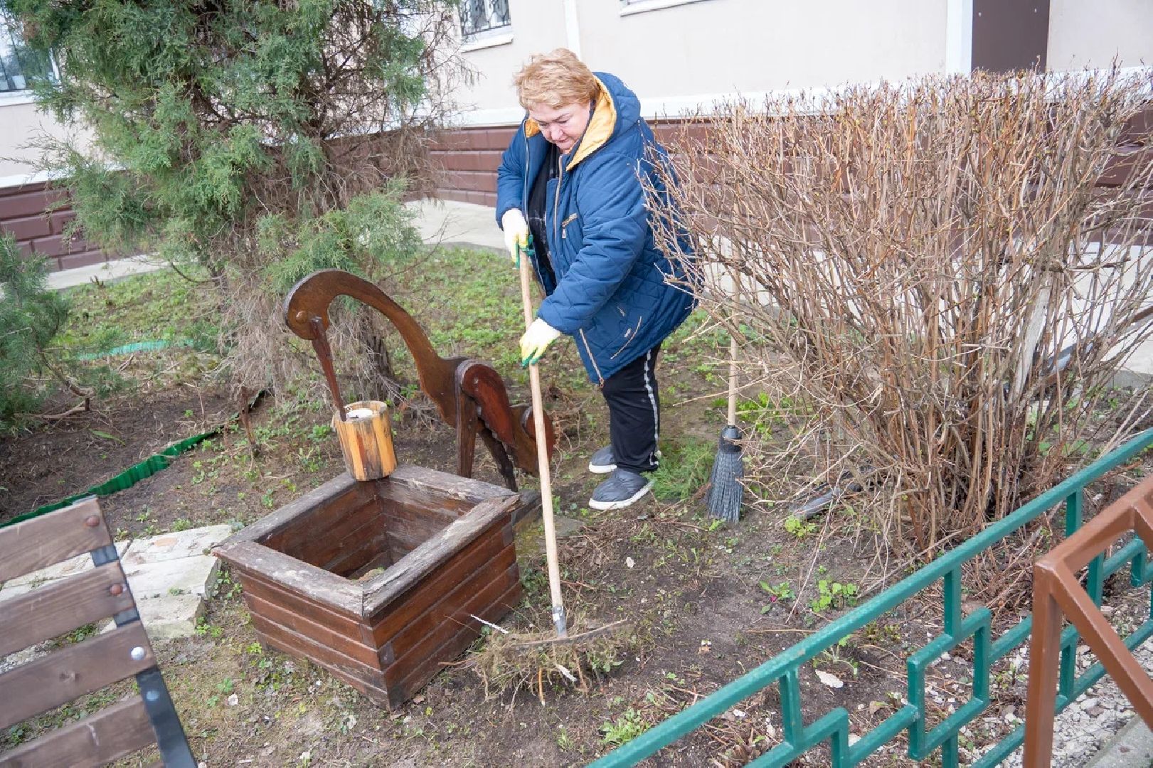 Субботник, благоустройство, Орехово-Зуево, двор