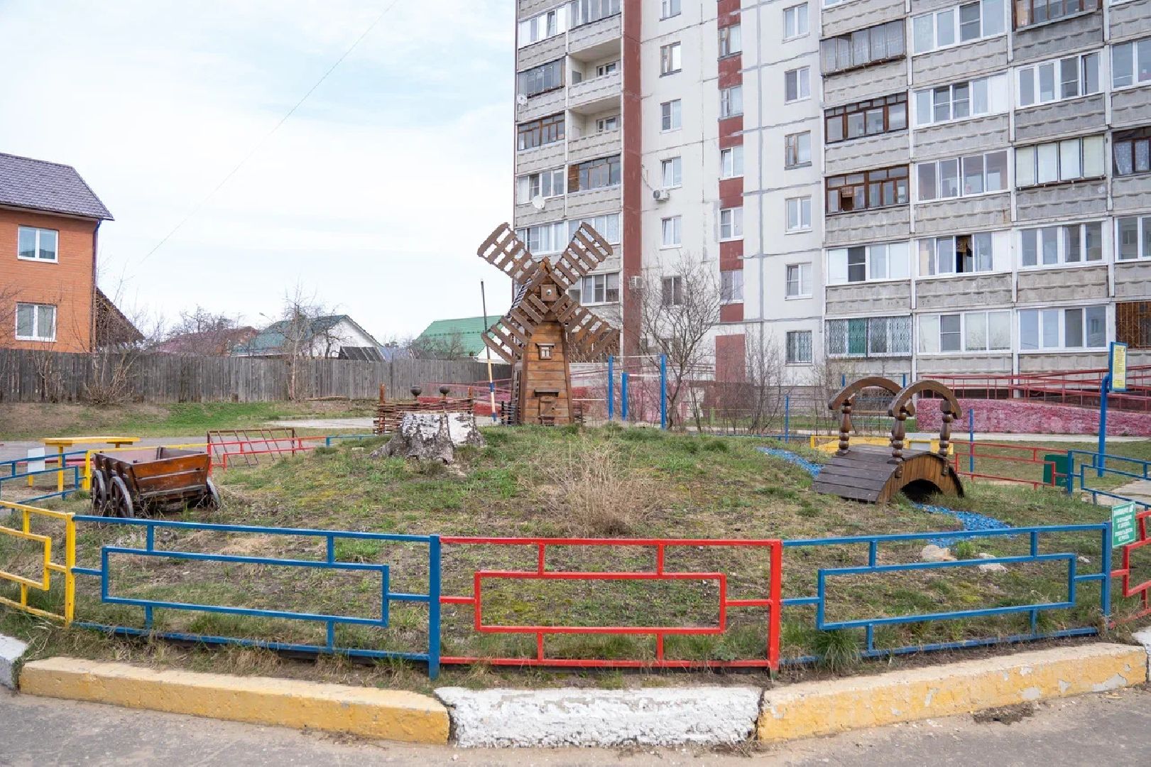 Субботник, благоустройство, Орехово-Зуево, двор