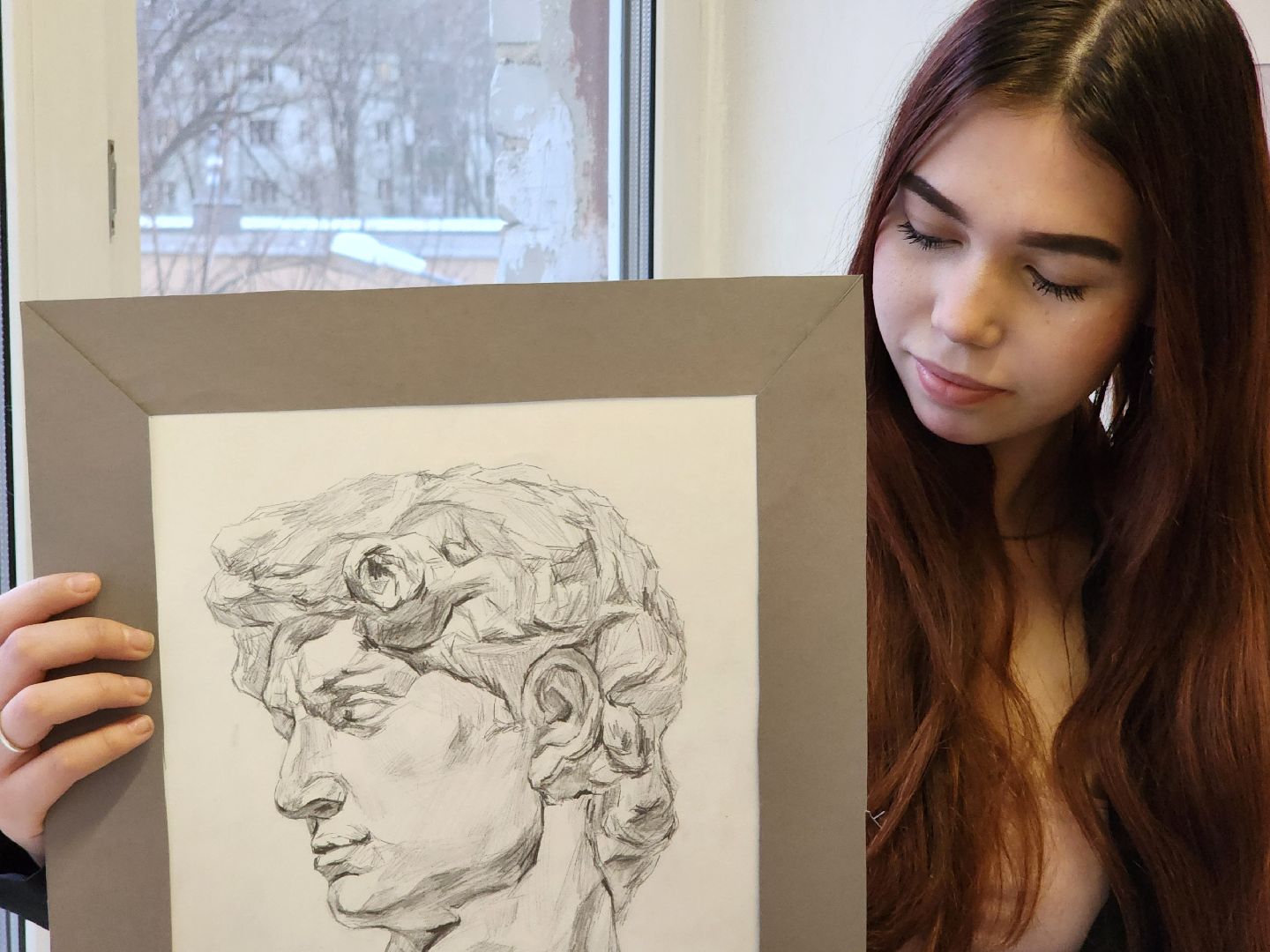 художница, картины, студент,